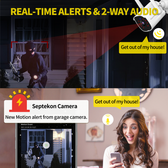 Wifi security best sale camera motion detection